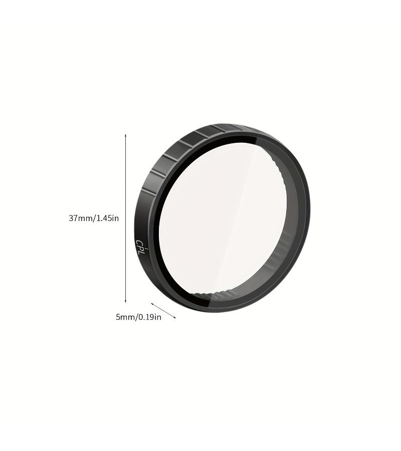 Filter ND16 Lens For Action 5 Pro Camera ND CPL Polarizing Filter Multi Coated Optical Glass For Microscopic Views Indoor Outdoor Travel Photography - Image 3