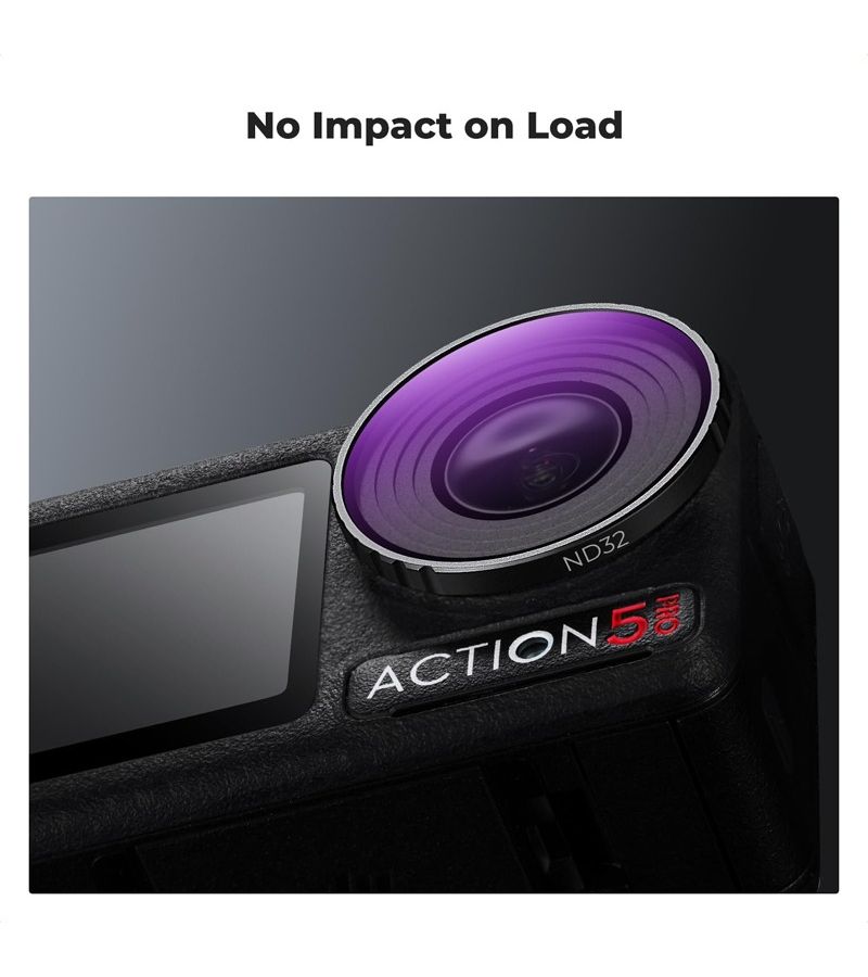 Filter ND16 Lens For Action 5 Pro Camera ND CPL Polarizing Filter Multi Coated Optical Glass For Microscopic Views Indoor Outdoor Travel Photography - Image 5