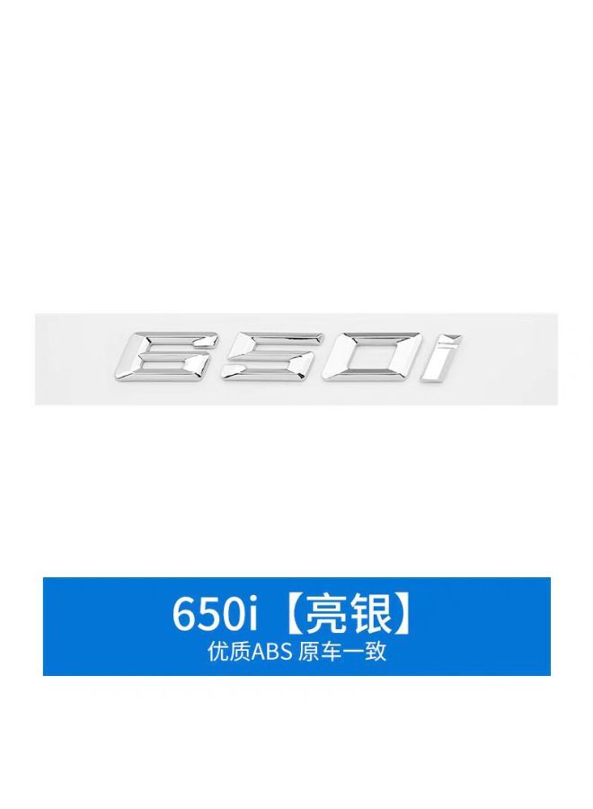 Applicable To Bmw Stickers 420i 425i 430i 435i 630i 640i 650i English Digital Displacement Label