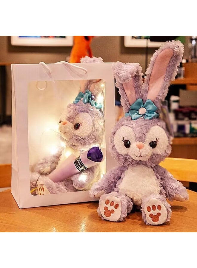 Star Dailou Doll Rabbit Plush Toy Cute Sleeping Pillow Girl Doll Rag Doll Girl Birthday Gift-Color:Star Dew (can Be Folded)-Height:Recommended 50cm (hand-carrying Gift Box + Lamp + Roses) - Image 2