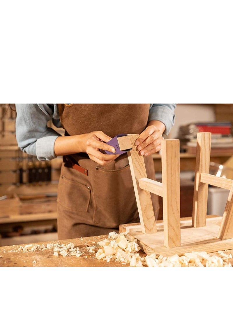 Sandpaper 80 Grit, Wet Dry Sanding Sheets, High Performance White Fused Alumina Abrasive Sandpaper for Wood Furniture Finishing, Automotive Polishing, 9 x 11 Inch, Purple, 10-Pack - Image 3