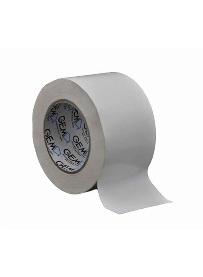 Gem Premium Duct Tape 75mm x 25m Strong Adhesive White - Image 2