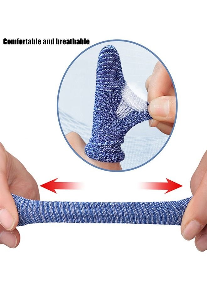 Generic 10 Pcs Finger Bandage Finger Cots Finger Protector First Aid Tubular Bandages Finger Sleeves for Finger Sprains Swelling, Secure Wrapping for Comfort and Wear Resistance  - Image 4