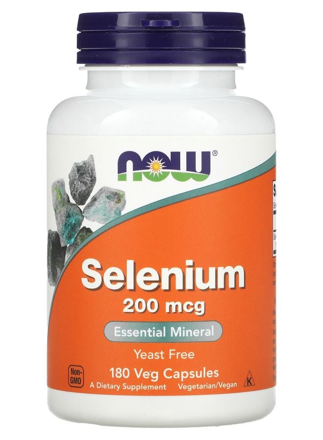 now Selenium 200 mcg 180 Veg Capsules