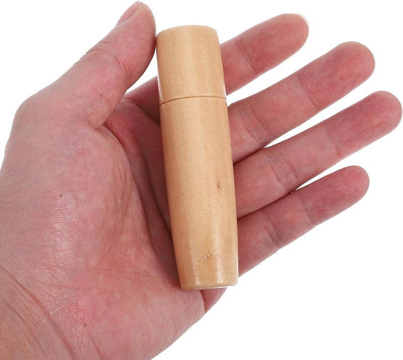 KICHOUSE 4pcs Wooden File Handles Replacement Small Hardwood Grip for BBQ Tools Kitchen Accessories Hand Drill File Handle Parts - Image 3