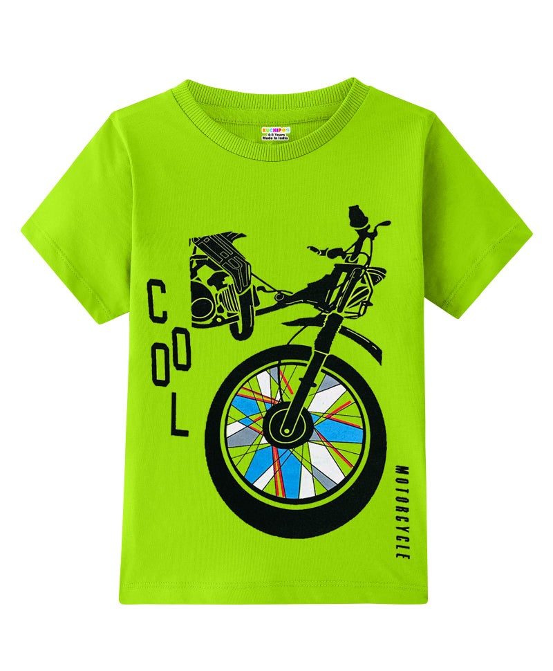 Kuchipoo Boys Regular Fit Half Sleeves Cotton T-Shirts (KUC-TSHRT-436K, 4-5 Years, Multi-Colored) - Image 5