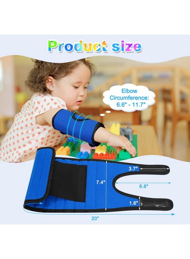 Zelen Thumb Sucking Stop for Kid (1 Pair) Thumb Sucking Guard Nail Biting Treatment for Kids Toddlers Finger Sucking Stop Biting Nails Anti Thumb Sucking Finger Hand Stopper Elbow Immobilizer Brace - Image 2