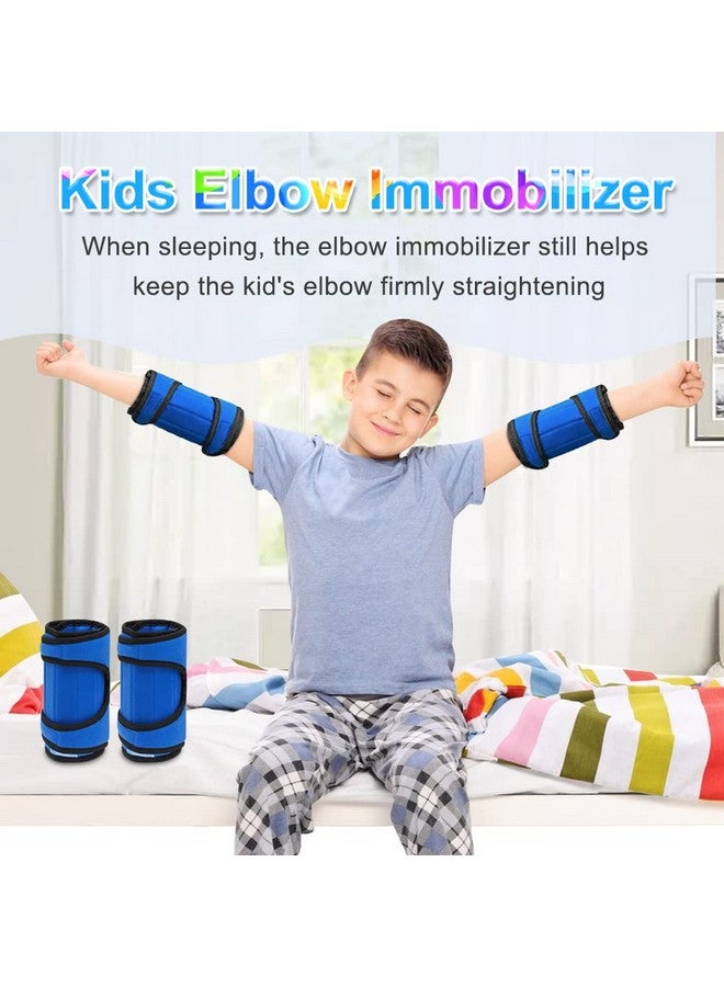 Zelen Thumb Sucking Stop for Kid (1 Pair) Thumb Sucking Guard Nail Biting Treatment for Kids Toddlers Finger Sucking Stop Biting Nails Anti Thumb Sucking Finger Hand Stopper Elbow Immobilizer Brace - Image 4