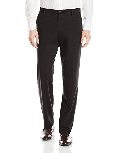 Dockers Men's Classic Fit Easy Khaki Pants (Standard and Big & Tall), Black, 44W x 30L - Image 4
