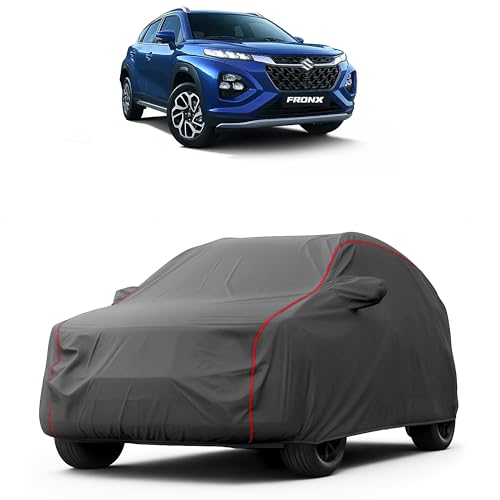 MADAFIYA Heavy-Duty Car Cover for Compatible with Maruti Fronx (2023 to 2025 All Models) Deluxe Car Protection Cover – Waterproof & UV-Resistant All-Season Exterior Protection - Image 1