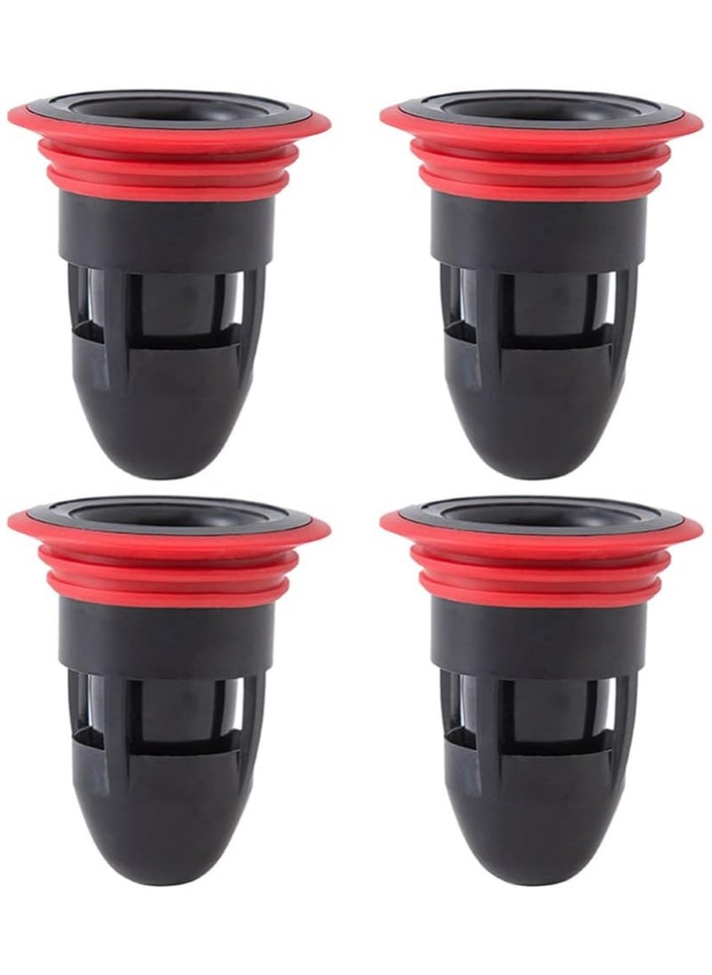 Oasisgalore 4pcs Floor Drain Core Sewer Drain Strainer Bathtub Tub Plug Drain Valve Sewer Core Drain Tube Plug Silicone Strainer Sink Anti-clogging Filter Floor Drain Plug Silica Gel  - Image 1