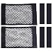 Ulifebetter 2PCS Universal Car Cargo Net with Adhesive Tape 98157in Trunk Storage Mesh Pocket Wall Mount Organizer Bag for Car RV SUV Boat Truck Camper Van Trailer Black - Image 2