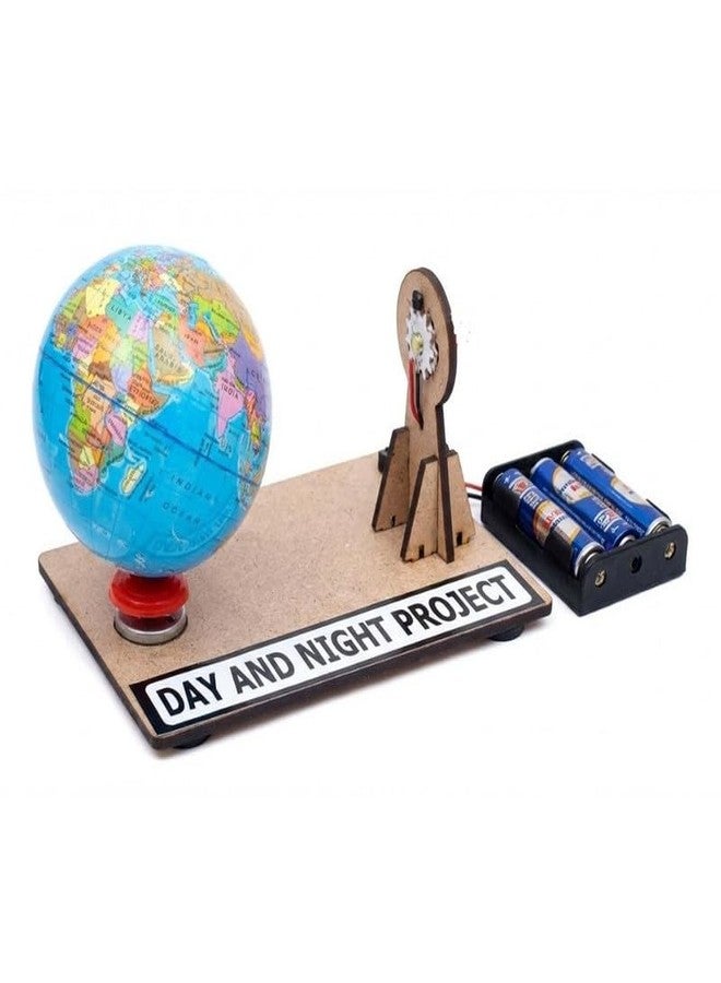 ESPtronics نموذج ESPtronics STEM التعليمي للتعلم ليلاً ونهاراً لمشروع علمي مدرسي - دوران الأرض، مشروع تعليمي في الجغرافيا وعلم الفلك لطلاب الصفين السادس والسابع - Image 1