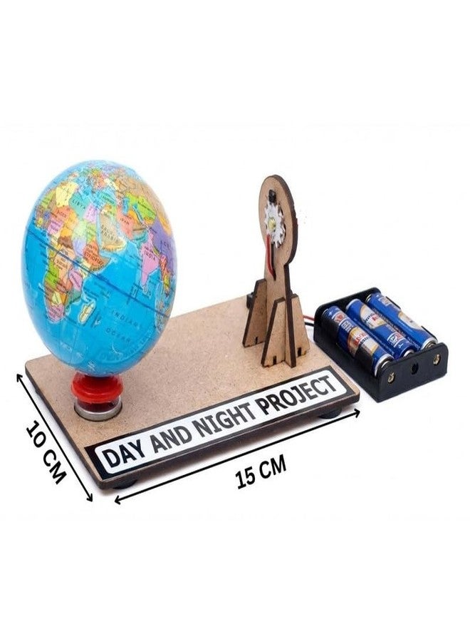 ESPtronics نموذج ESPtronics STEM التعليمي للتعلم ليلاً ونهاراً لمشروع علمي مدرسي - دوران الأرض، مشروع تعليمي في الجغرافيا وعلم الفلك لطلاب الصفين السادس والسابع - Image 2