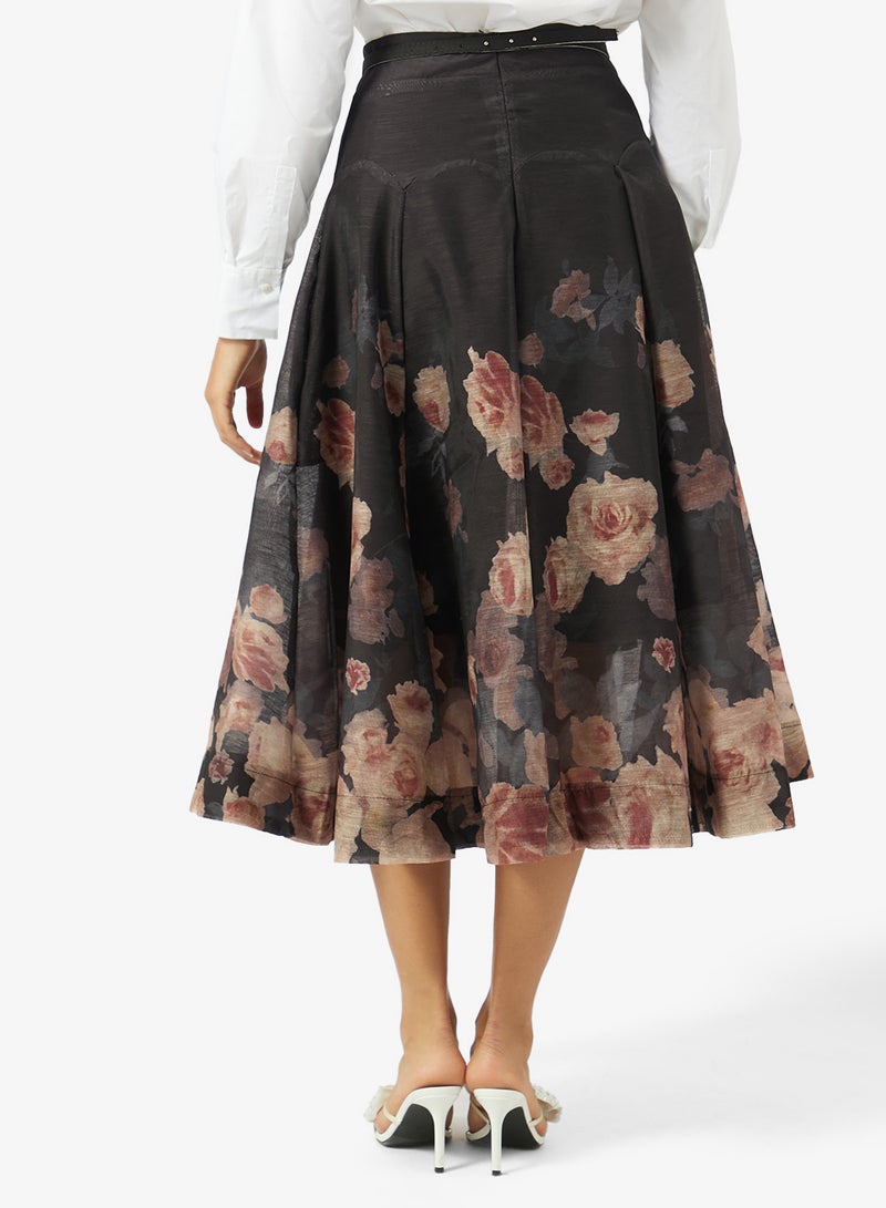 Khizana Floral Print Skirt - Image 2