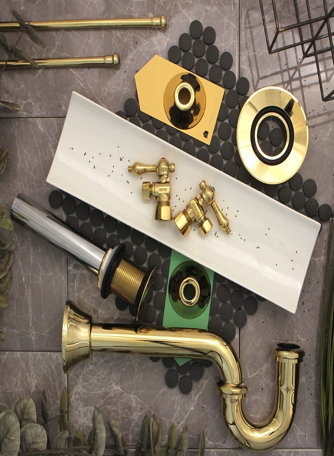 Kingston Brass EV8022 Fauceture Mounting Ring for Vessel Sink, Polished Brass - Image 3