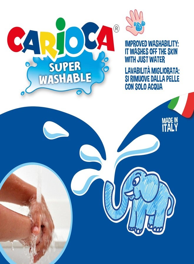 CARIOCA 40614 Joy Super Washable Felt Tip Pen (Pack of 12) - Image 4