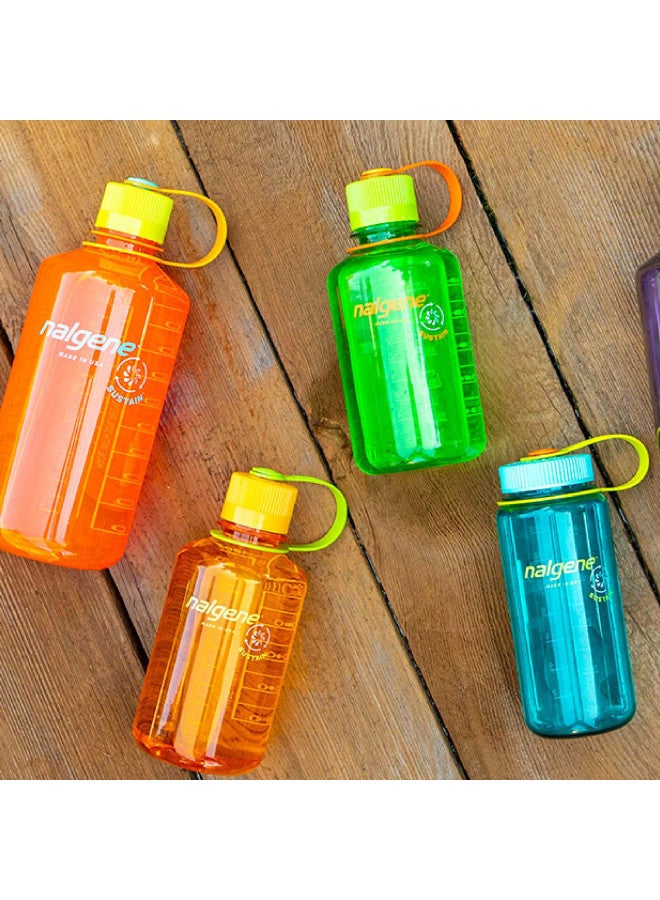 Nalgene Tritan Wide Mouth BPA-Free Water Bottle, Blue, 16 oz - Image 4