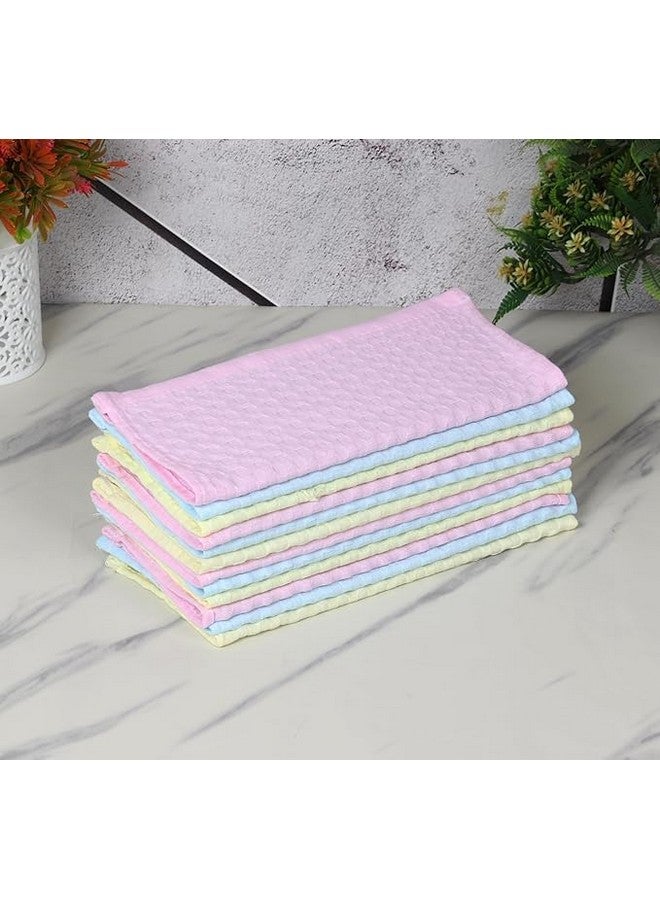 Fashiol Women's Good Look Very Soft and Thick Cotton Face Towels (Multicolour, 10.5 x 10.5 Inch) (Assorted Colour, Size 10.5 x 10.5 inch) - Image 3