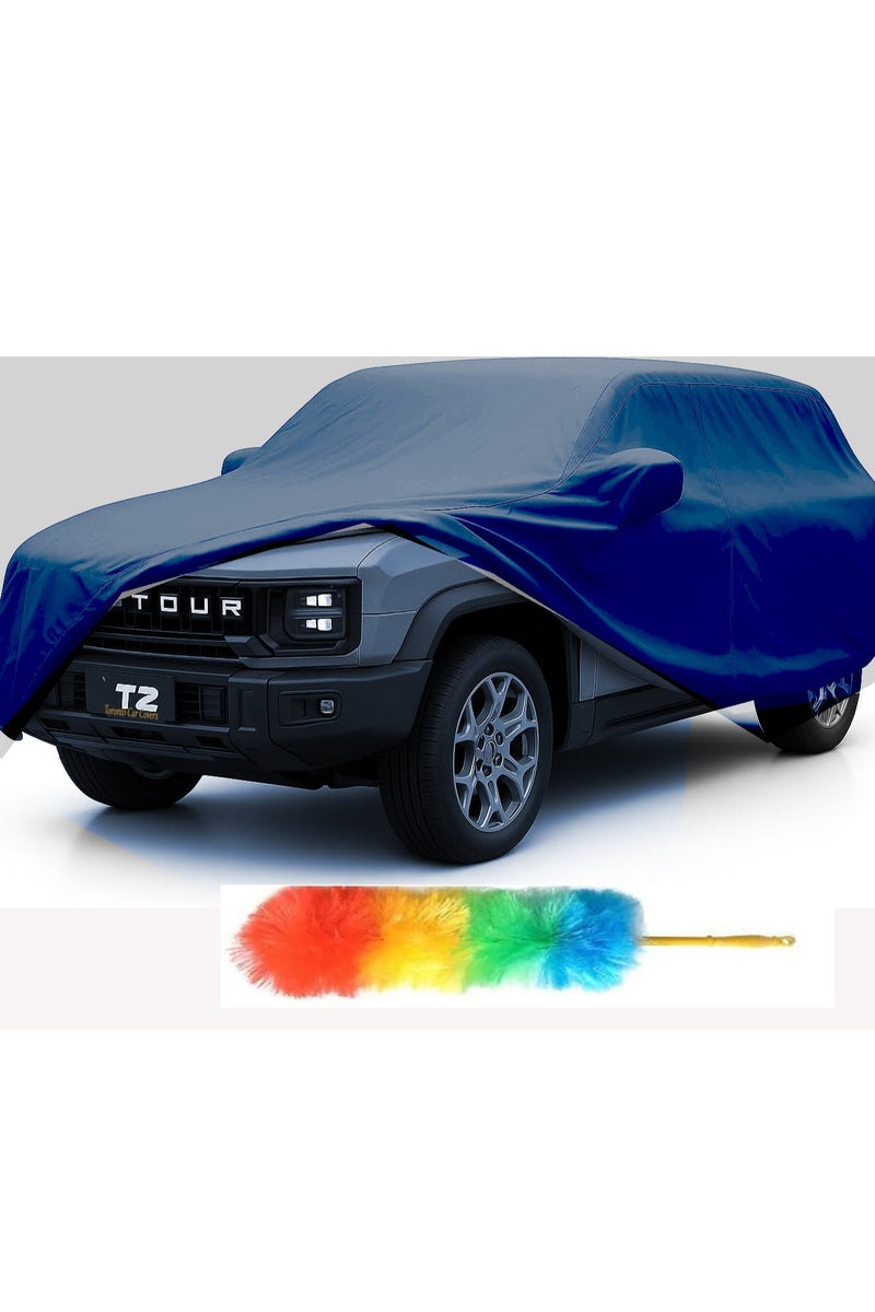 TORONTO Premium Layered Car Cover for Jetour T1 (2024–2025) – Waterproof, Windproof, UV-Resistant – All-Weather Indoor/Outdoor Custom Fit with Zipper Access & Secure Straps - Image 1