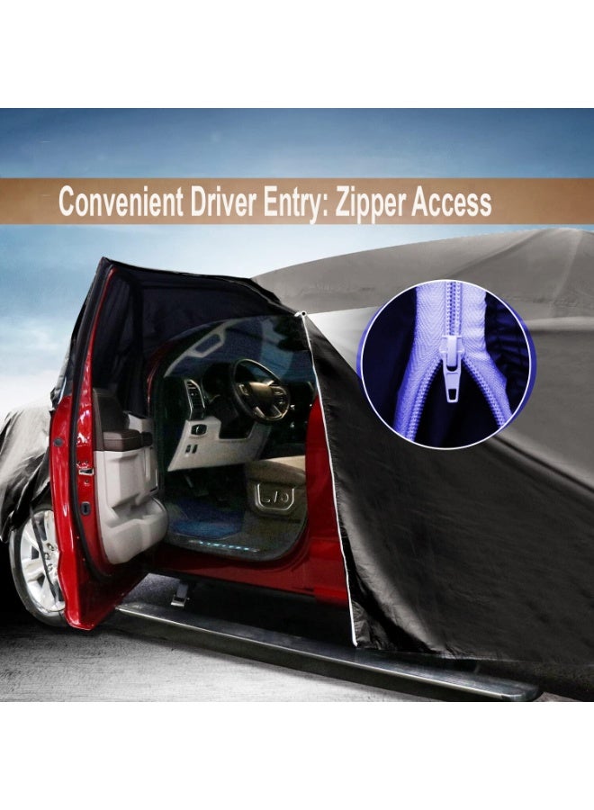 TORONTO Premium Layered Car Cover for Jetour T1 (2024–2025) – Waterproof, Windproof, UV-Resistant – All-Weather Indoor/Outdoor Custom Fit with Zipper Access & Secure Straps - Image 4