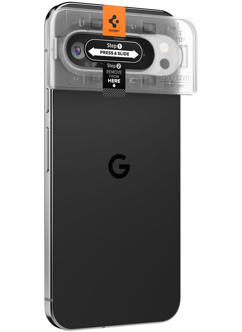 GLAStR EZ Fit Optik Google Pixel 9 PRO Camera Lens Protector [2 PACK] Case Friendly - Crystal Clear