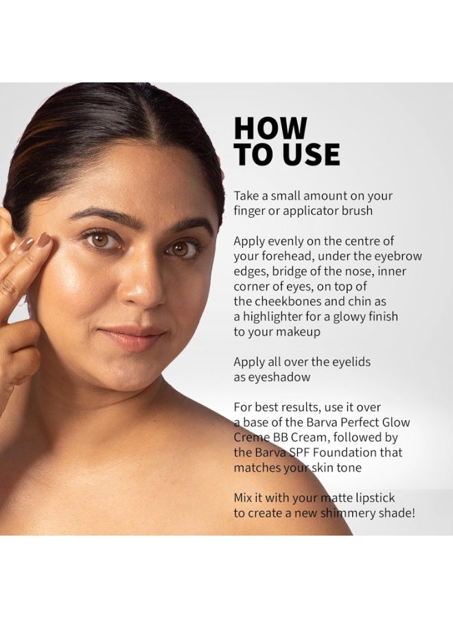 Barva Cream highlighter for the Face - 9g (Gold Dust) - Image 3