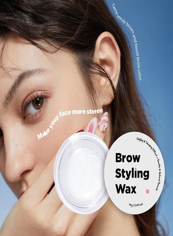 VIOLA HOUSE Brow Styling Wax, Eyebrow Soap, Long-lasting Waterproof Eye Brow Gel, 4D Feathery Eyebrow Soap Kit With Brush-0.49oz - Image 2