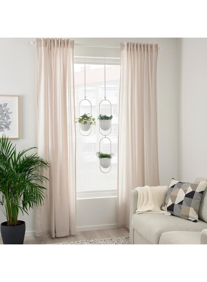 زبون وعاء معلق للزراعة، للاستخدام الداخلي/الخارجي، أبيض، 12 سم - Image 5