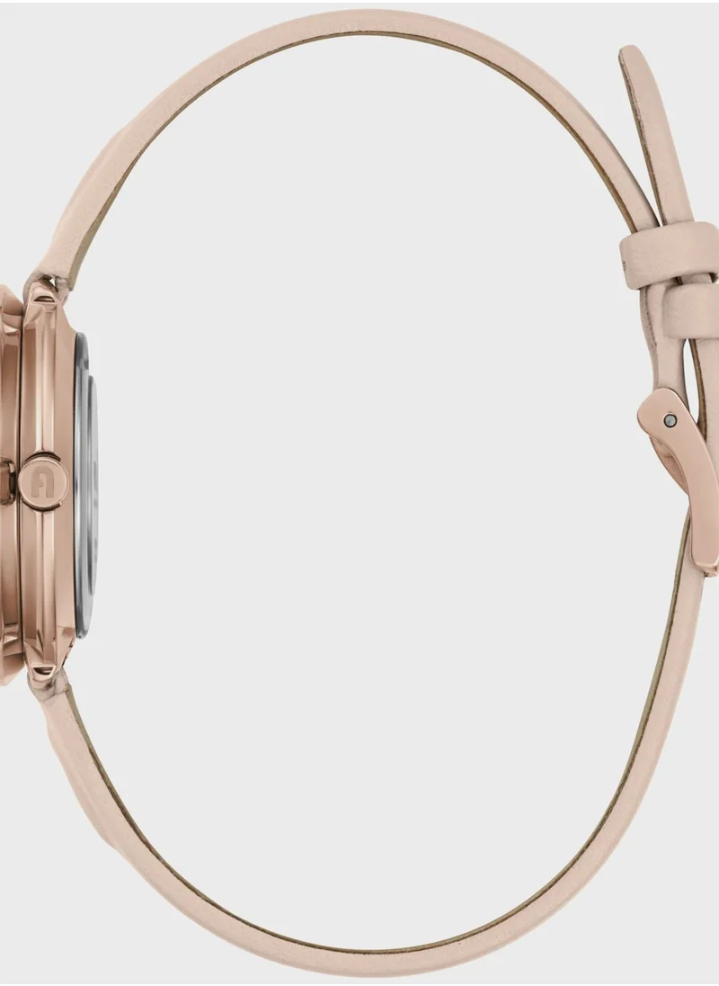 فورلا Furla Leather Strap Analog Watch