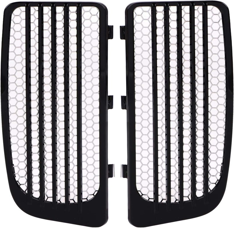 XMMT Pair Motorcycle Accessory: Radiator Grills & Screens for Harley Twin Cooled 2014-2023, Black - Image 2