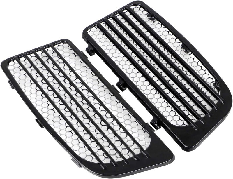 XMMT Pair Motorcycle Accessory: Radiator Grills & Screens for Harley Twin Cooled 2014-2023, Black - Image 3