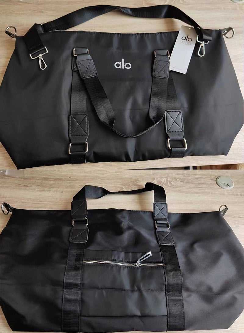 alo fitness bag hand-held training yoga bag women's wet and dry separation large capacity business trip duffel bag short distance  - Image 2