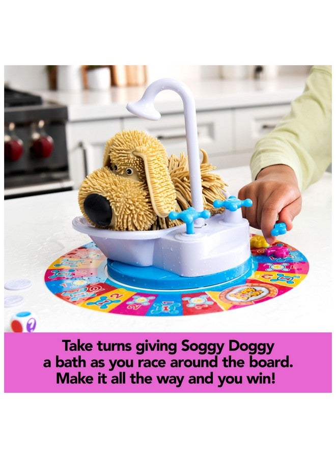 Spin Master Games, Soggy Doggy, The Silly Award-Winning Kids Board Game, for Family Night, Interactive Toy Dog Play, Sensory Toy, Activity for Kids & Family, 2-4 Players, for Ages 4 & Up - Image 4