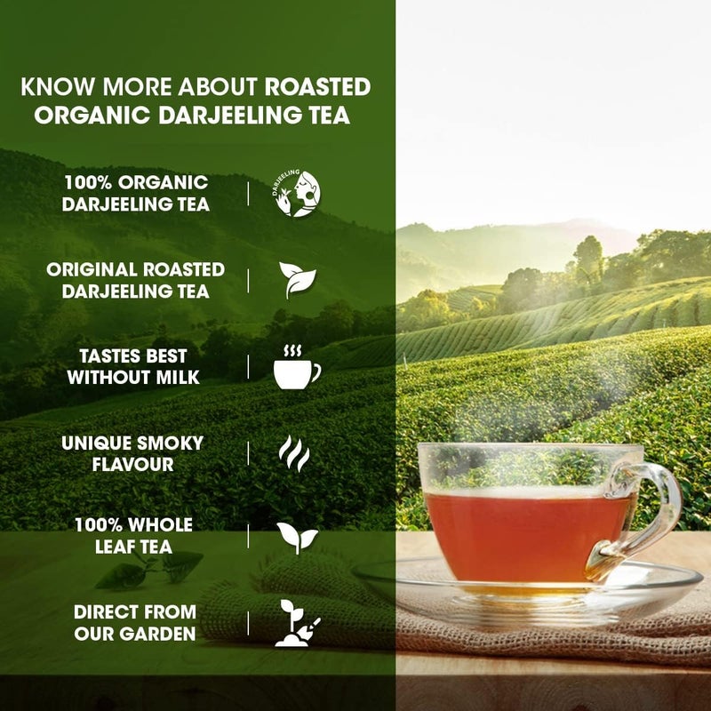 Goodricke Roasted Organic Darjeeling Tea - 250 gm - Image 4