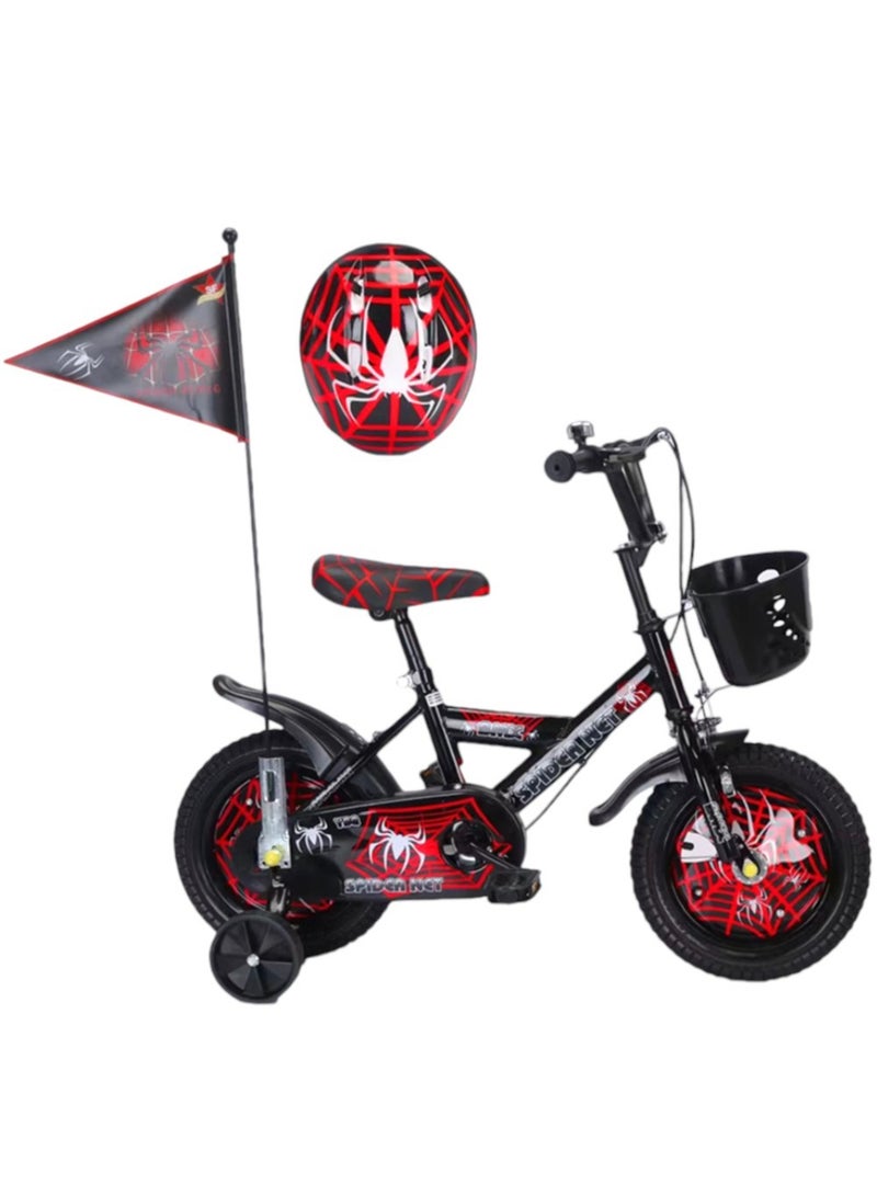 Toy Box Children 12 Inch  Bicycle Bike for Kids with Training Wheels & Basket for Age 2 to 6 years - Image 3