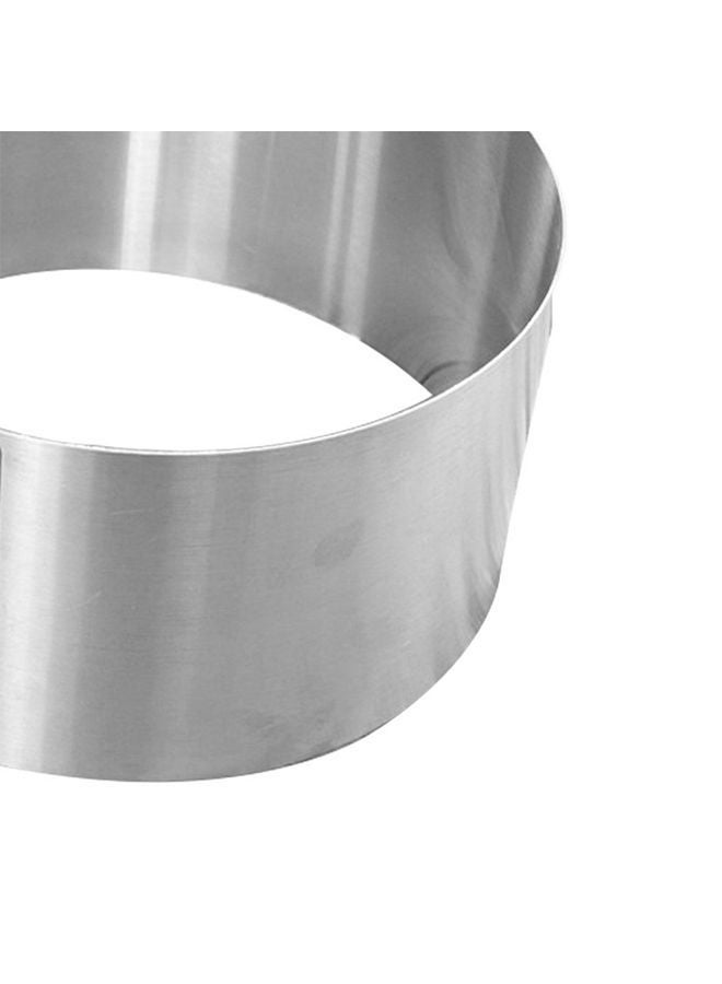 NIBEMINENT Retractable Cake Ring Silver 17x16.5x9cm  - Image 3