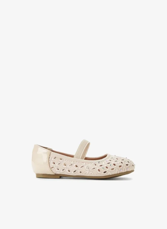 JUNIORS Girls Embellished Ballerina Shoes