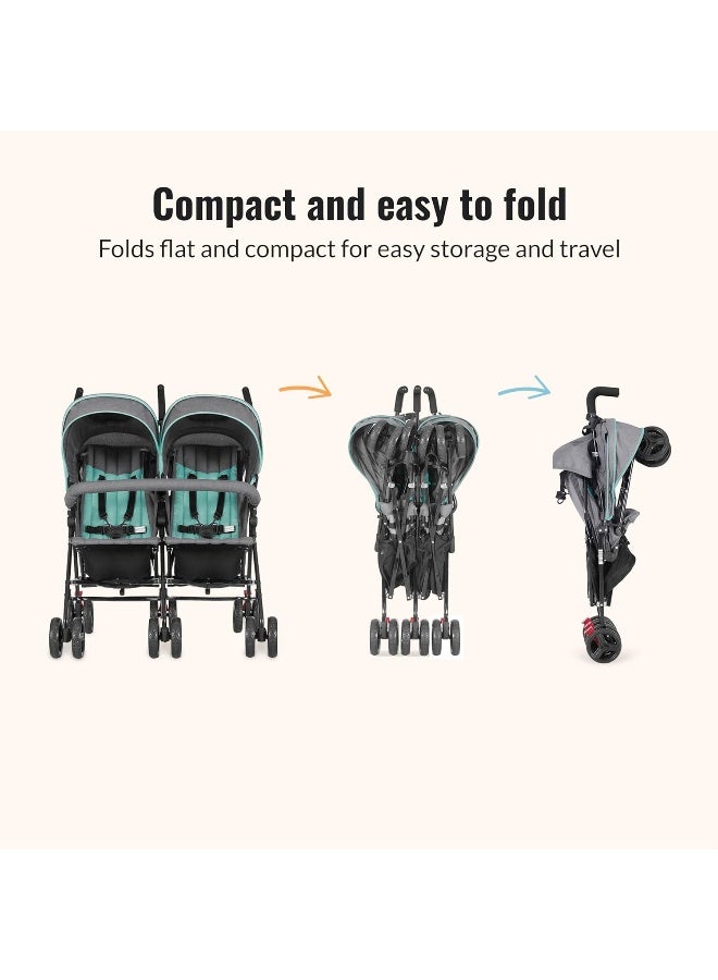 Dream On Me Volgo Twin Umbrella Stroller - Image 4