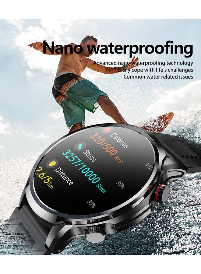 RollsTimi  Smart Watch 1.95 inch Smartwatch Fitness Running Watch Bluetooth Pedometer Call Reminder Fitness Tracker Compatible with Android iOS Women Men Long Standby Hands-Free Calls - Image 4