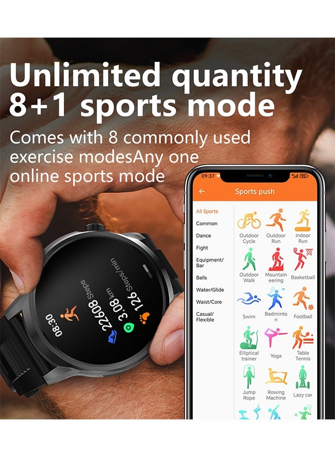 RollsTimi  Smart Watch 1.95 inch Smartwatch Fitness Running Watch Bluetooth Pedometer Call Reminder Fitness Tracker Compatible with Android iOS Women Men Long Standby Hands-Free Calls - Image 5