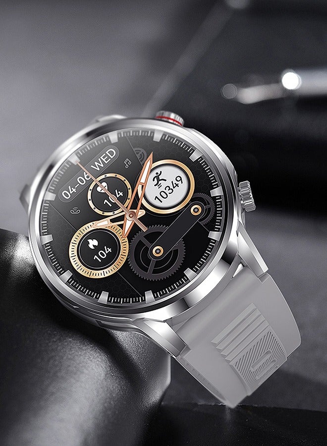 RollsTimi  Smart Watch 1.95 inch Smartwatch Fitness Running Watch Bluetooth Pedometer Call Reminder Fitness Tracker Compatible with Android iOS Women Men Long Standby Hands-Free Calls - Image 2