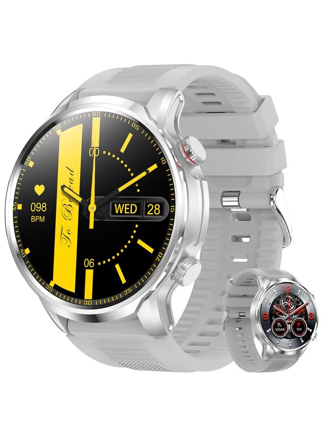 RollsTimi  Smart Watch 1.95 inch Smartwatch Fitness Running Watch Bluetooth Pedometer Call Reminder Fitness Tracker Compatible with Android iOS Women Men Long Standby Hands-Free Calls - Image 1