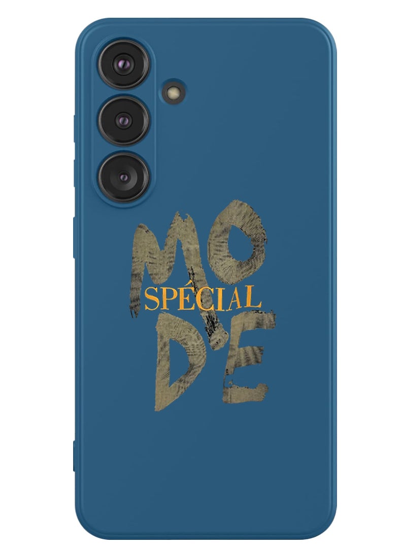 Theodor - Protective Slim Fit Case Liquid Silicone Cover with Full Body Protection Anti-Scratch Shockproof Case For Samsung Galaxy S24 Plus (Blue) - Mode special - Image 1