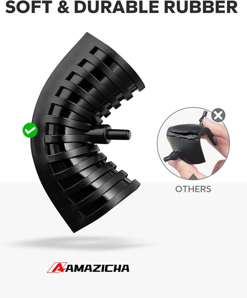 Amazicha Rubber Mounts Support Cushion for Harley Touring Road King Glide - Image 4