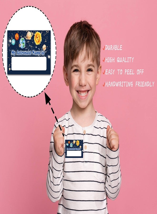 Foosproea What's Your Astronaut Name Game - Outer Space Birthday Party Games for Boys - Family School Classroom Activity - 1 Standing Sign and 30 Stickers - Kids Space Party Supplies Decorations(13) - Image 4
