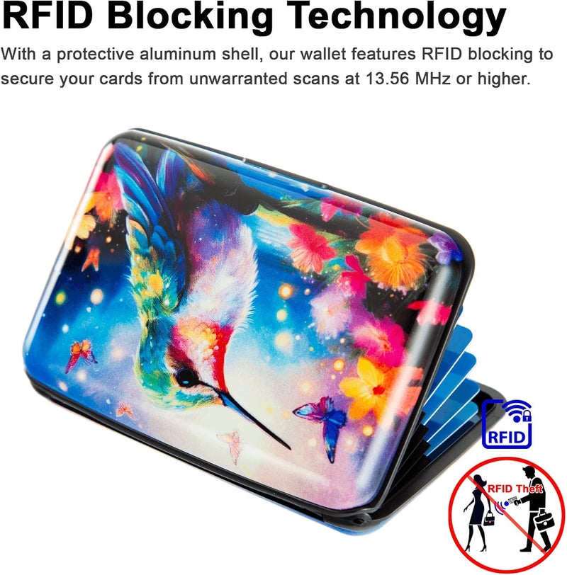 Kaabao Credit Card Holder Small RFID Blocking Wallet Business Metal Slim Mini Aluminum Hard Case for Women Men - Image 2