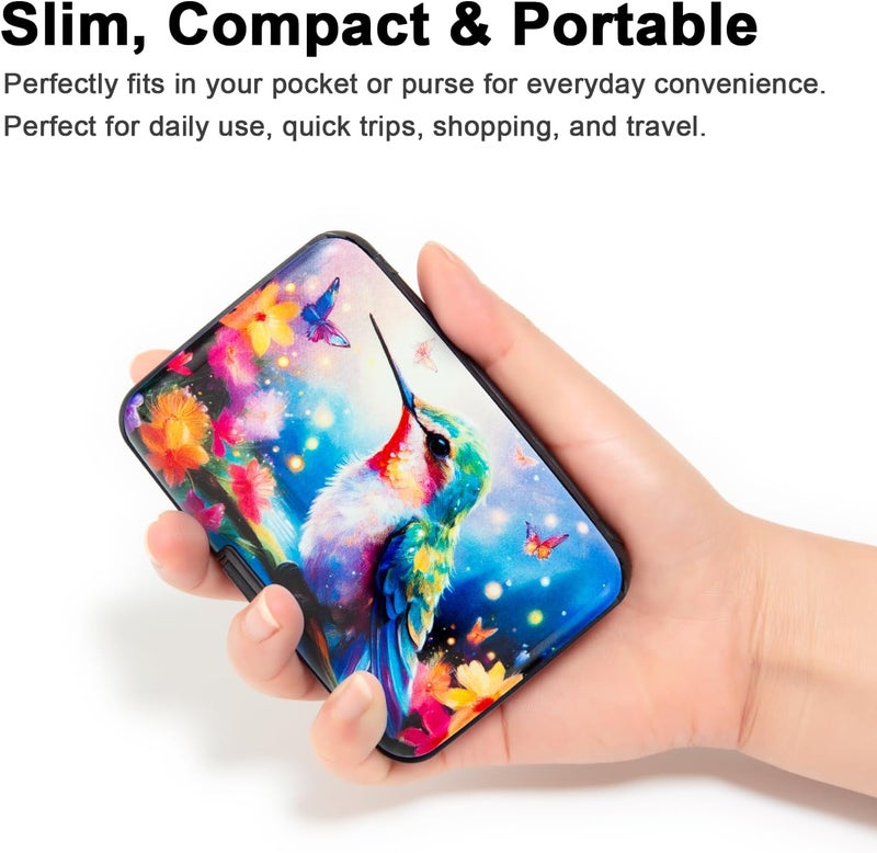 Kaabao Credit Card Holder Small RFID Blocking Wallet Business Metal Slim Mini Aluminum Hard Case for Women Men - Image 4