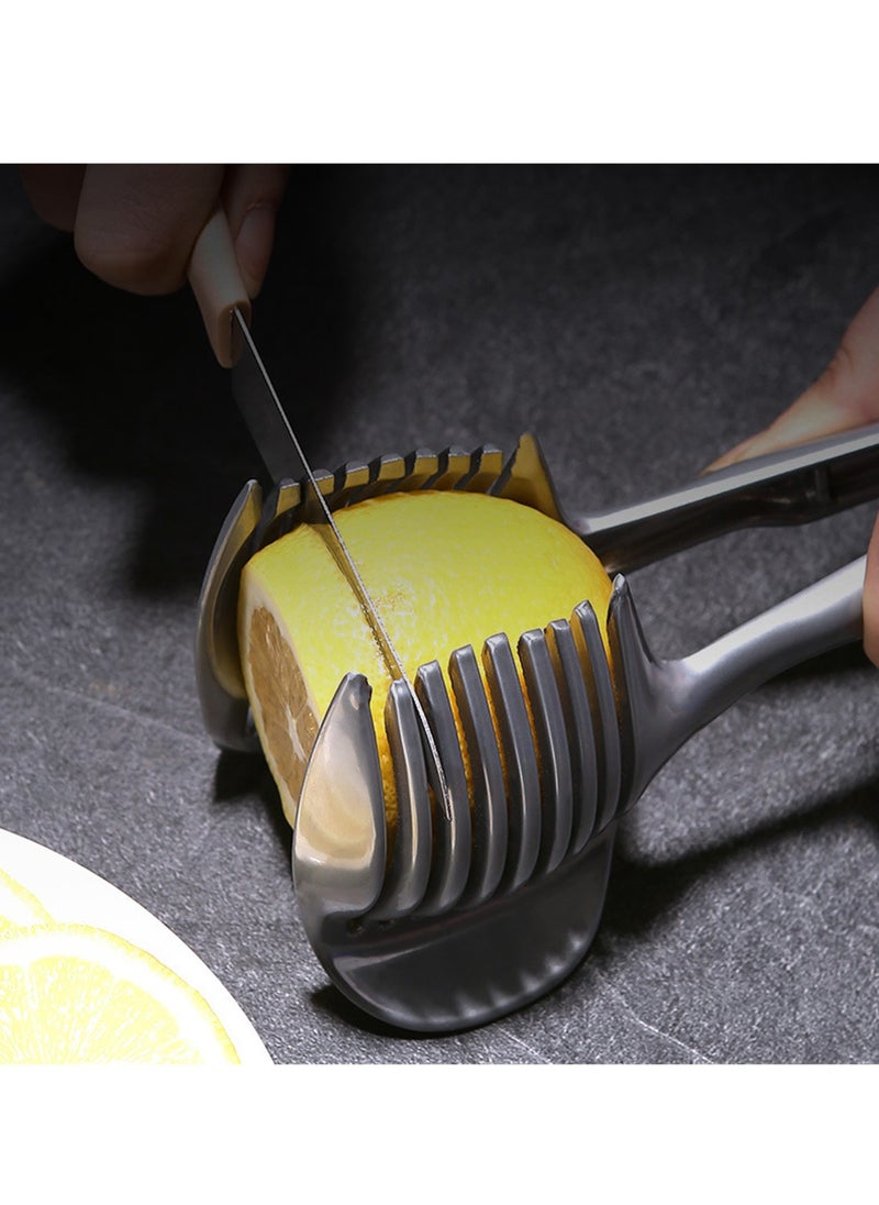 Generic - Lemon Slicer Cut Lemon Clip Orange Potato Clamp Cut Tomato Holder Kitchen Tools - Image 1