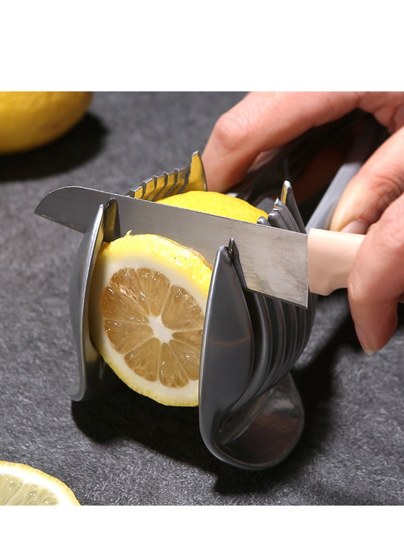 Generic - Lemon Slicer Cut Lemon Clip Orange Potato Clamp Cut Tomato Holder Kitchen Tools - Image 1